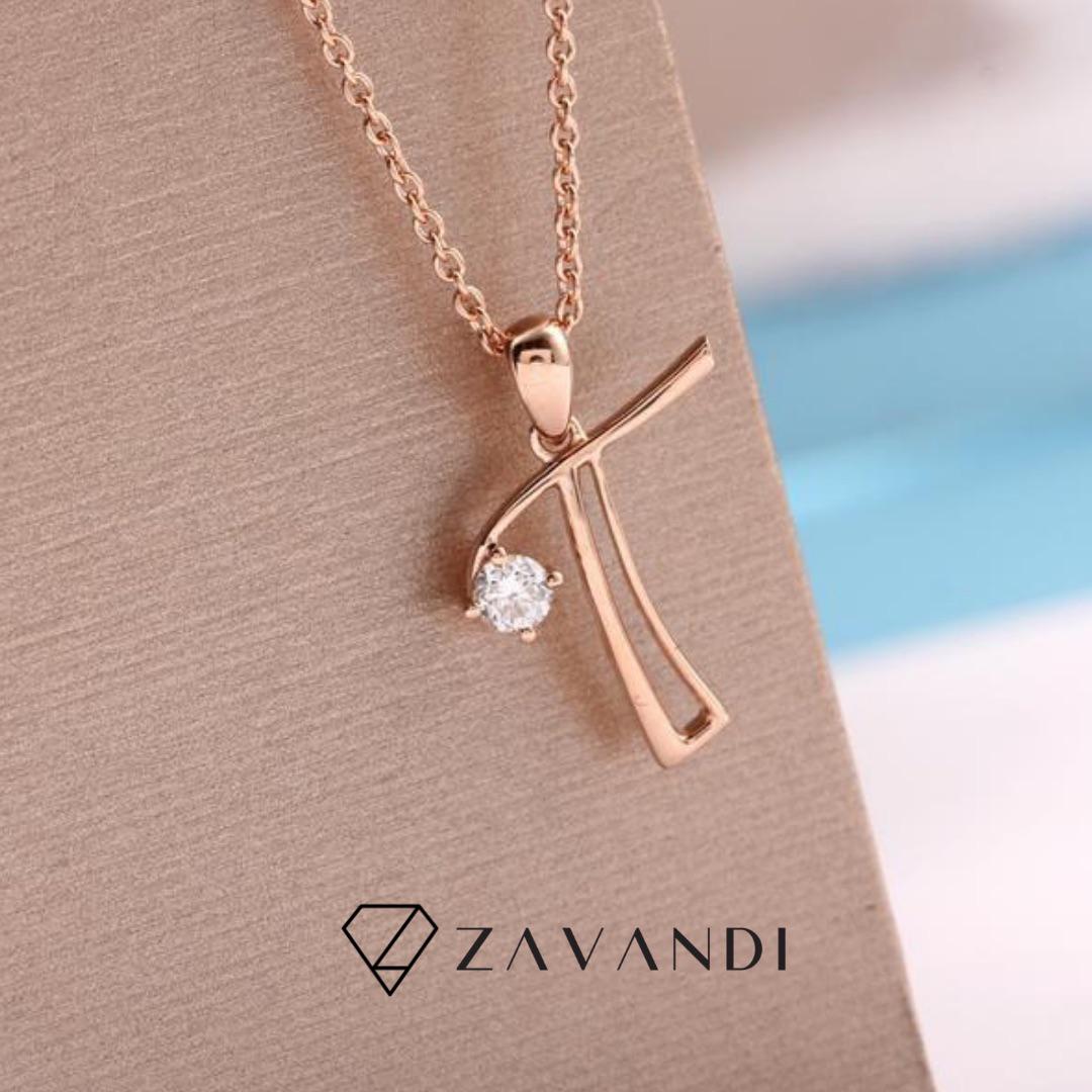 Personalized Name Pendant & Chain | Alphabet Necklace Collection ...